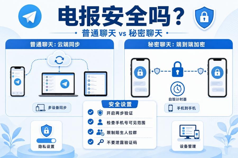Telegram 新手下载安全提示