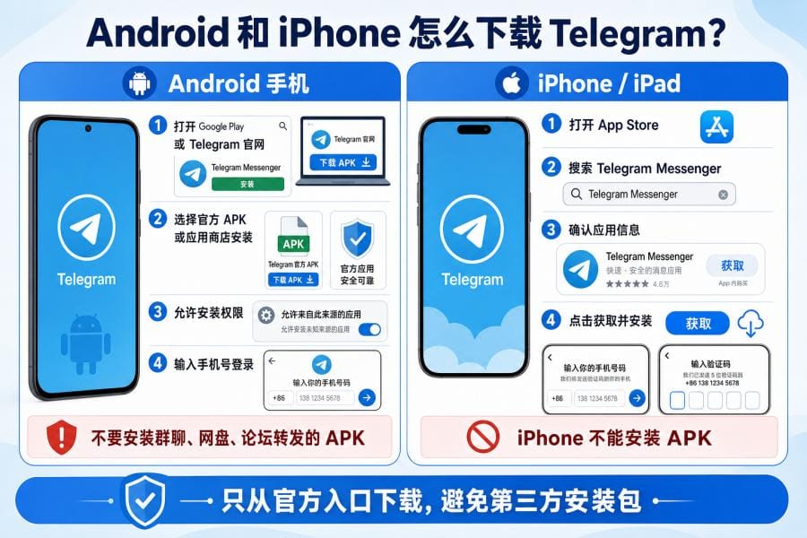 电报下载教程：Telegram 手机和电脑安装方法汇总 配图 2