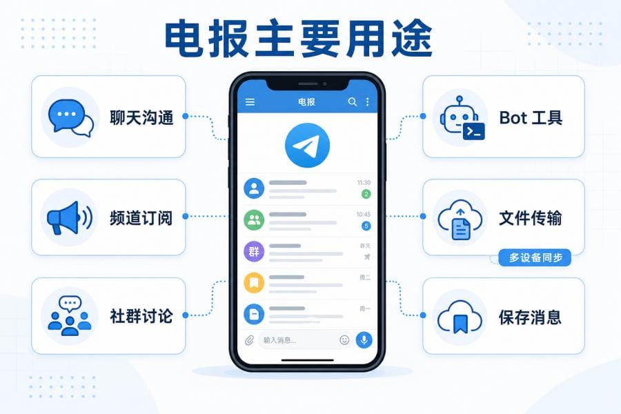 电报是干什么用的?Telegram 新手使用教程 配图 1