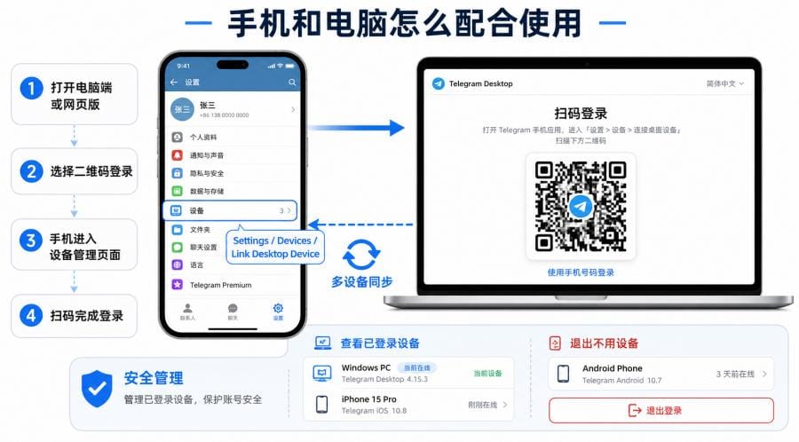 电报有哪些版本？手机、电脑和网页版怎么选 配图 2