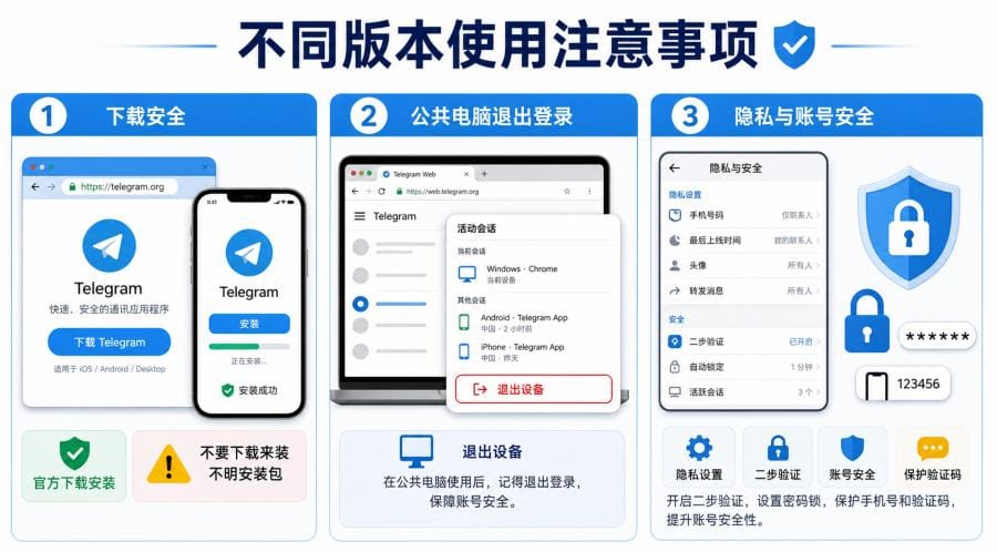 电报有哪些版本？手机、电脑和网页版怎么选 配图 3