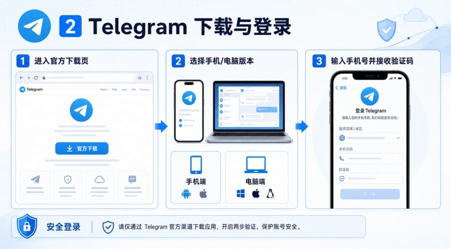 电报怎么用?Telegram 新手下载、中文设置与加群教程 第 2 张正文图