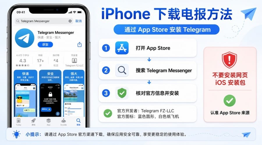 电报怎么下载?手机和电脑安装 Telegram 的安全方法 配图 3