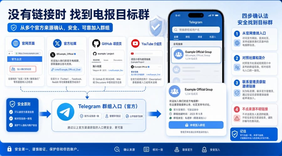 电报怎么加入群组 配图 3