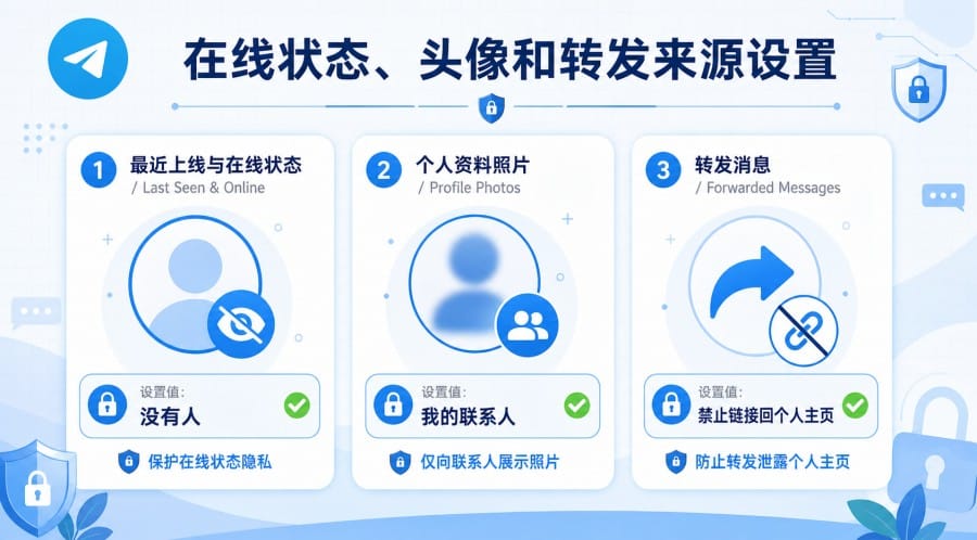 电报怎么设置隐私？Telegram 手机号、头像和在线状态隐藏教程 第 4 张正文图