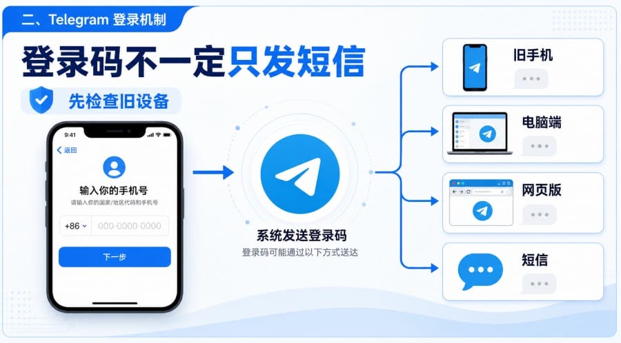 电报登录不了怎么办？Telegram 验证码、网络和设备排查教程 第 2 张正文图