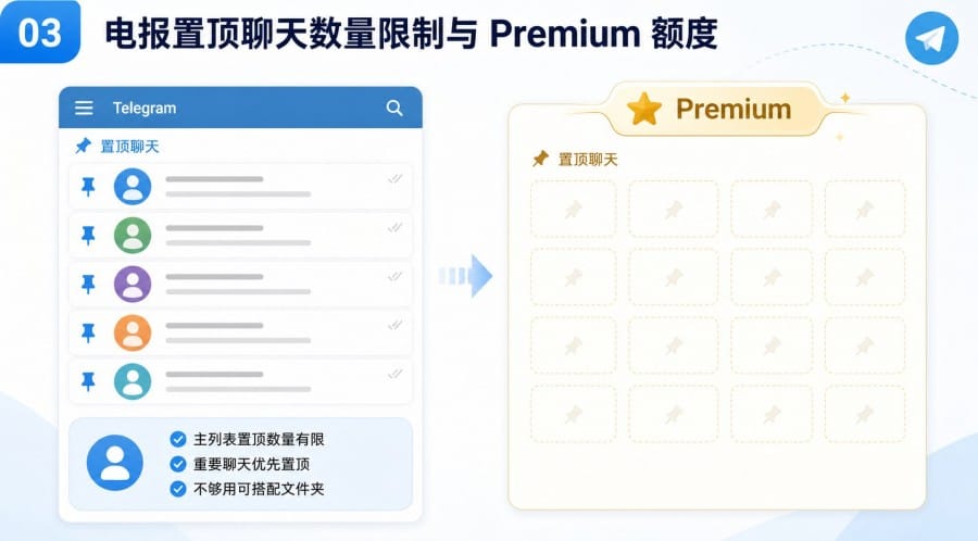 电报怎么置顶聊天? - step 2