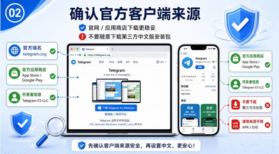 电报中文版怎么设置？iPhone、安卓与电脑切换简体中文教程 - 配图 1