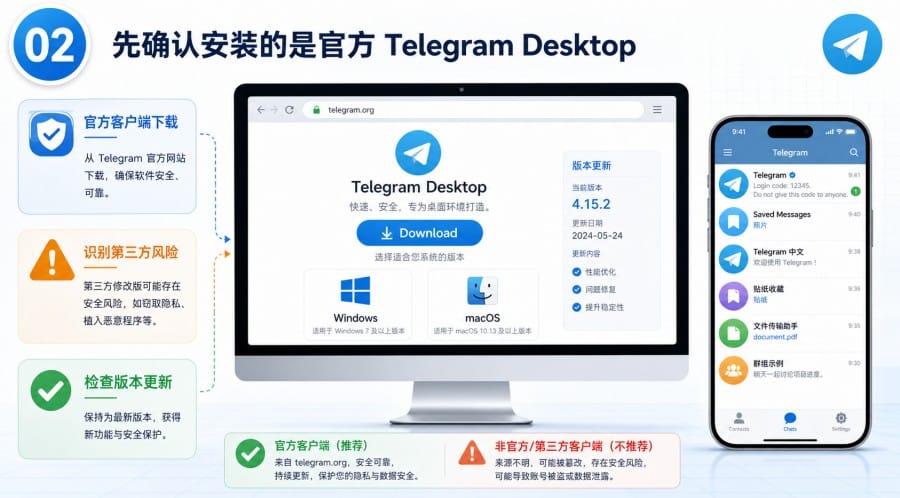 电报电脑版登录不了怎么排查 - illustration 1